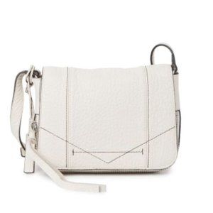 Alee Suede & Croc Embossed Leather Crossbody Bag NWT